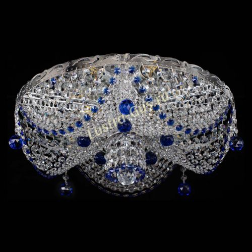 Люстра Виктория Синяя в Пензе Гусь Хрустальный