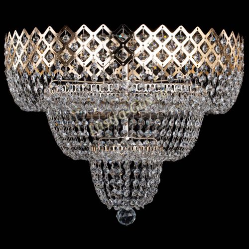 Люстра Водопад Корона №2 в Пензе Гусь Хрустальный