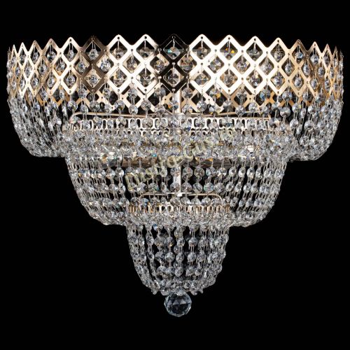 Люстра Водопад Корона №2 в Пензе Гусь Хрустальный