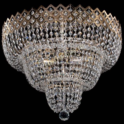 Люстра Водопад Корона №2 в Пензе Гусь Хрустальный