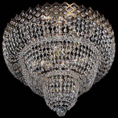 Люстра Водопад Корона №2 в Пензе Гусь Хрустальный