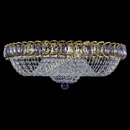 Люстра Водоворот Купол под бронзу Фиолетовый в Пензе Гусь Хрустальный