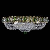 Люстра Водоворот Купол под бронзу Зеленый в Пензе