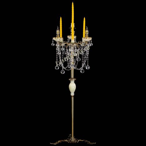 Торшер бронзовый Оникс №3 шар в Пензе Гусь Хрустальный