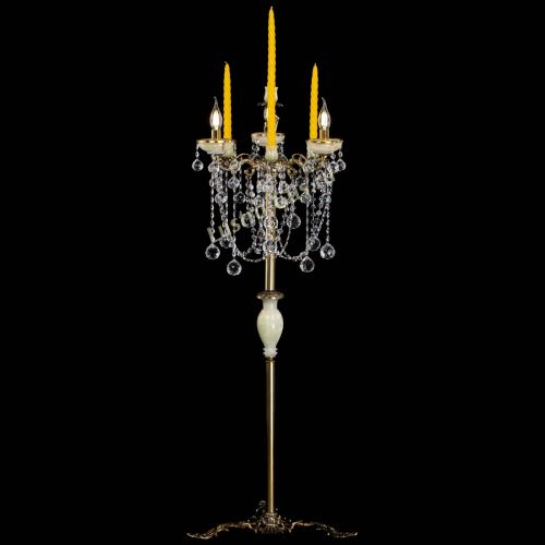 Торшер бронзовый Оникс №3 шар в Пензе Гусь Хрустальный