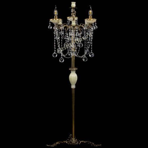 Торшер бронзовый Оникс №3 шар в Пензе Гусь Хрустальный