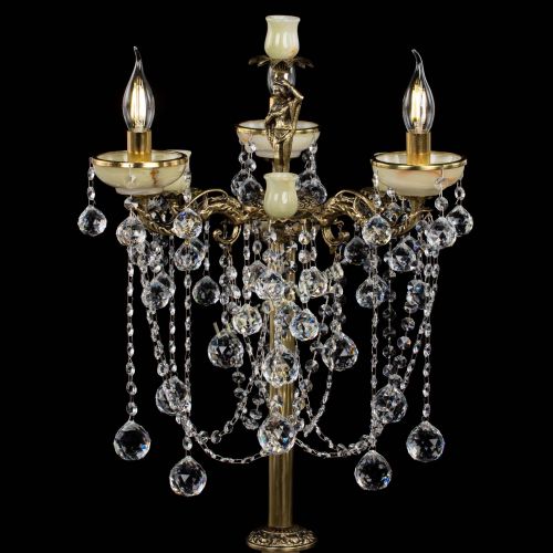 Торшер бронзовый Оникс №3 шар в Пензе Гусь Хрустальный